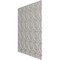 Ekena Millwork 19 5/8in. W x 19 5/8in. H Abstract EnduraWall Decorative 3D Wall Panel Covers 2.67 Sq. Ft. WP20X20ASEPE - alternate 4